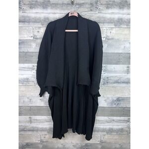 ONA Womens Black Long Sleeve Cardigan One Size